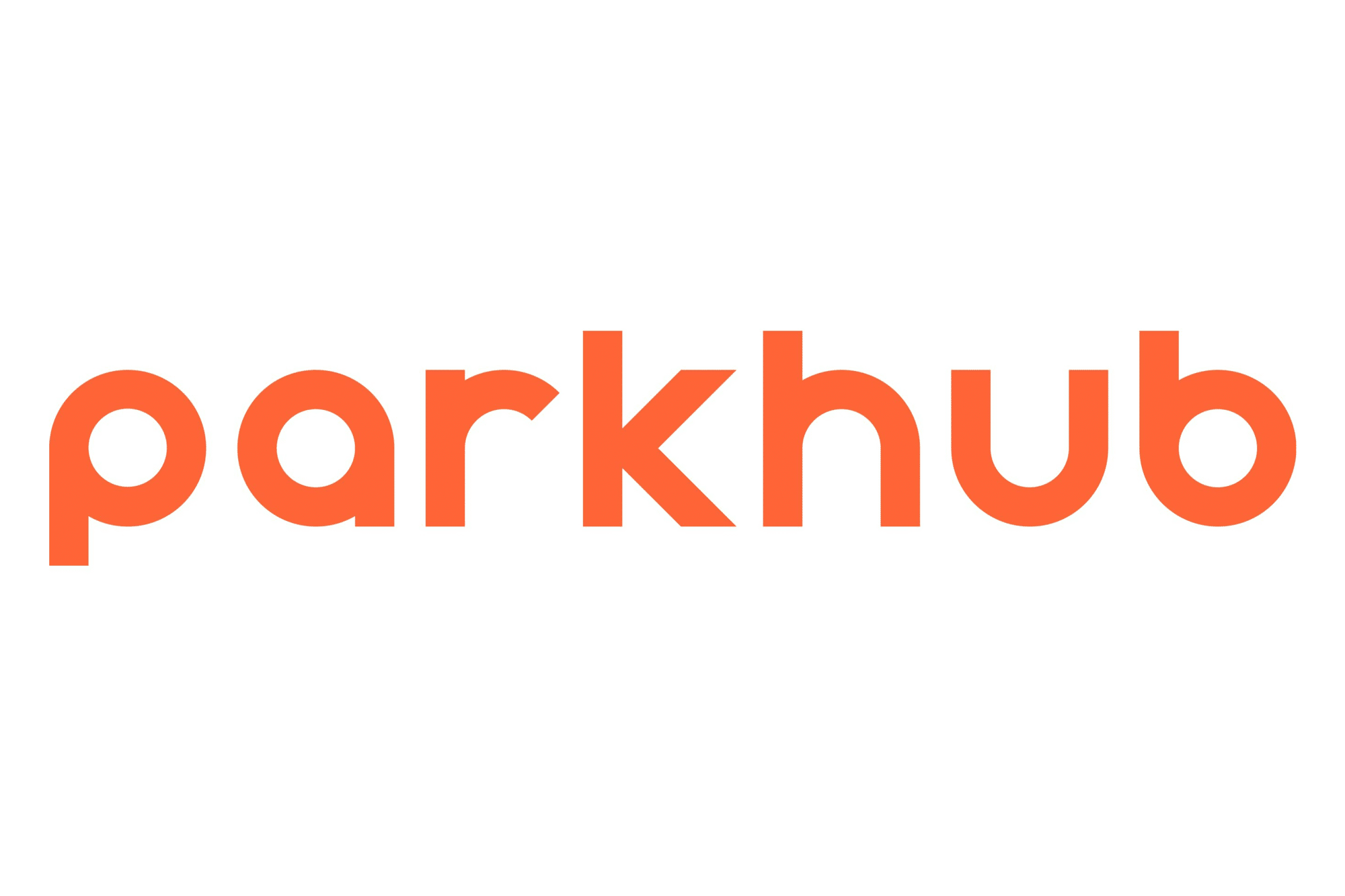 Parkhub logo representing parking and mobility, displayed on a clean white background.
