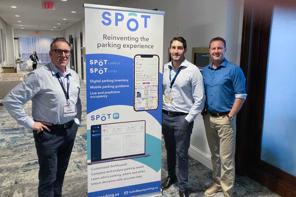 Some of the Spot Parking team at the 2022 IPMI Conference