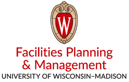 University of Wisconsin - Madison Facilities Planning and Management logo showcasing its commitment to Mobility and Parking & Mobility.