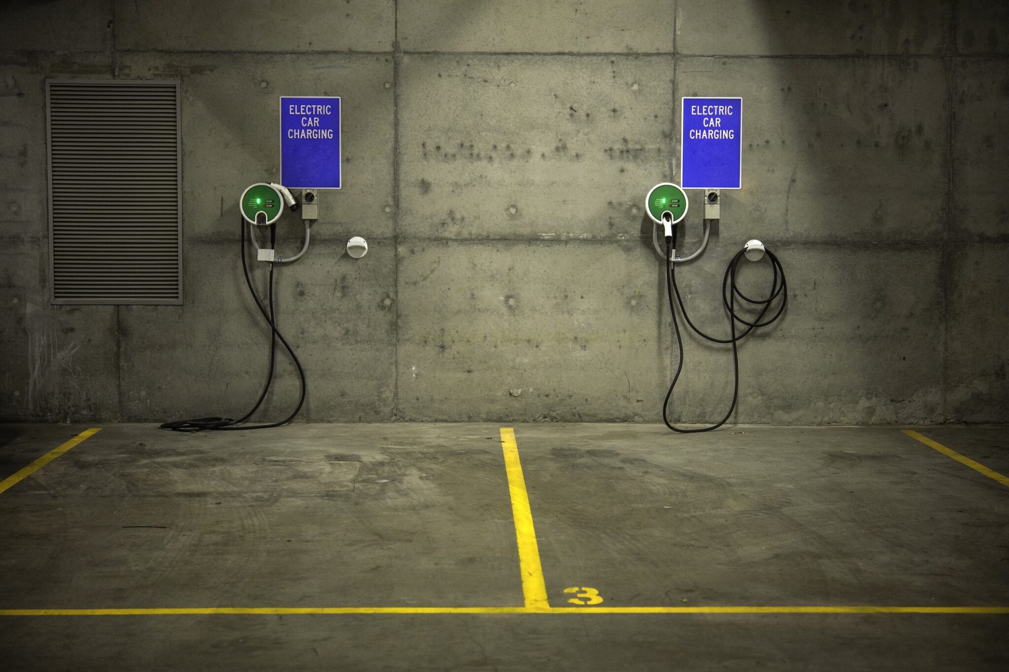 When planning the design of a parking garage, it is essential to consider EV charging stations. By incorporating two electric car charging stations, the garage can cater to the growing demand for environmentally friendly transportation