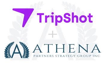 TripShot and Athena logos