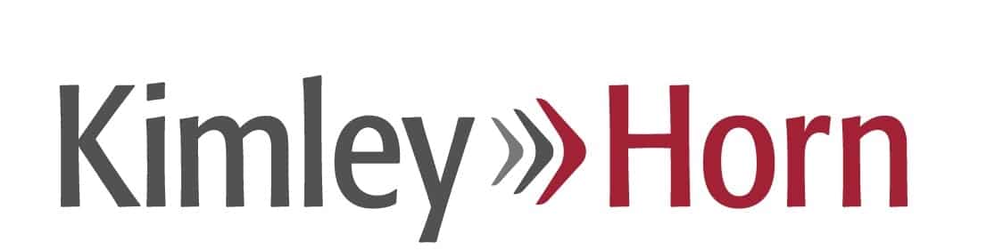 Kimley horn logo on a white background with electric vehicle charger site selection expertise.