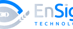 Logo of EnSight Technologies featuring a stylized eye within a circle, accompanied by the company name in blue and gray colors.
