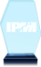 The ipm award trophy with the word ipm on it.