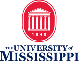 The university of mississippi logo.